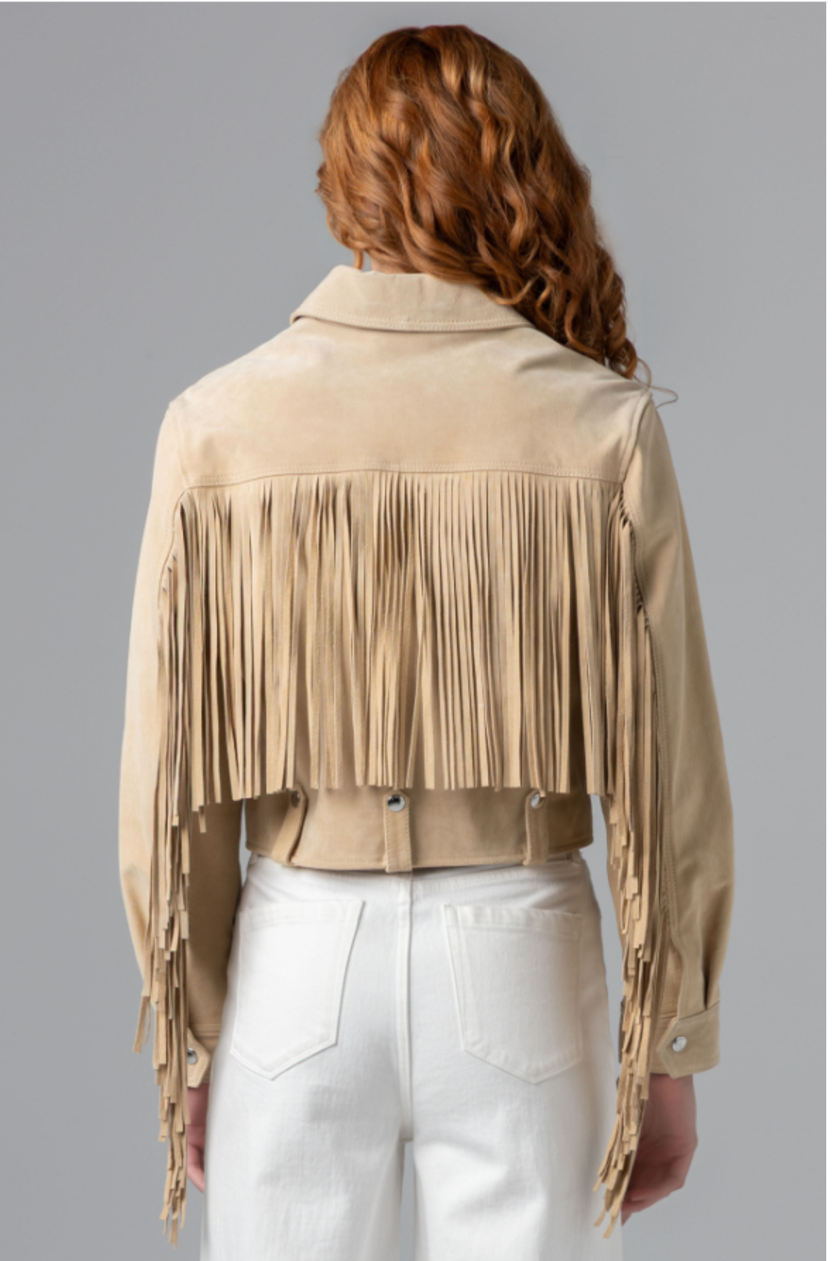 Morning Latte Fringe Jacket