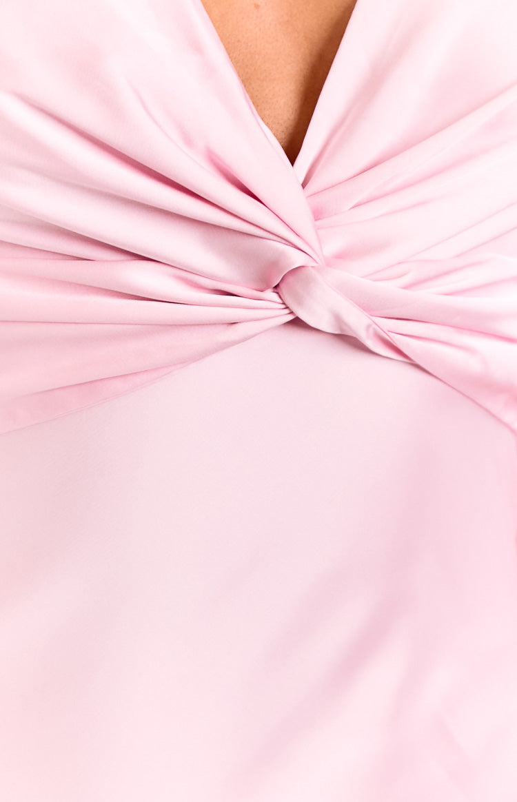 Oden Light Pink Formal Maxi Dress