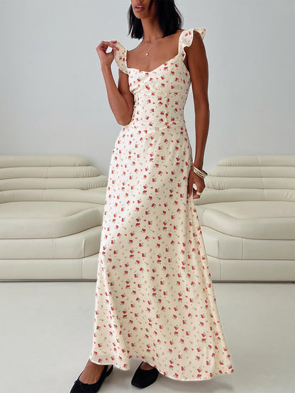Maryana Maxi Dress Cream / Multi