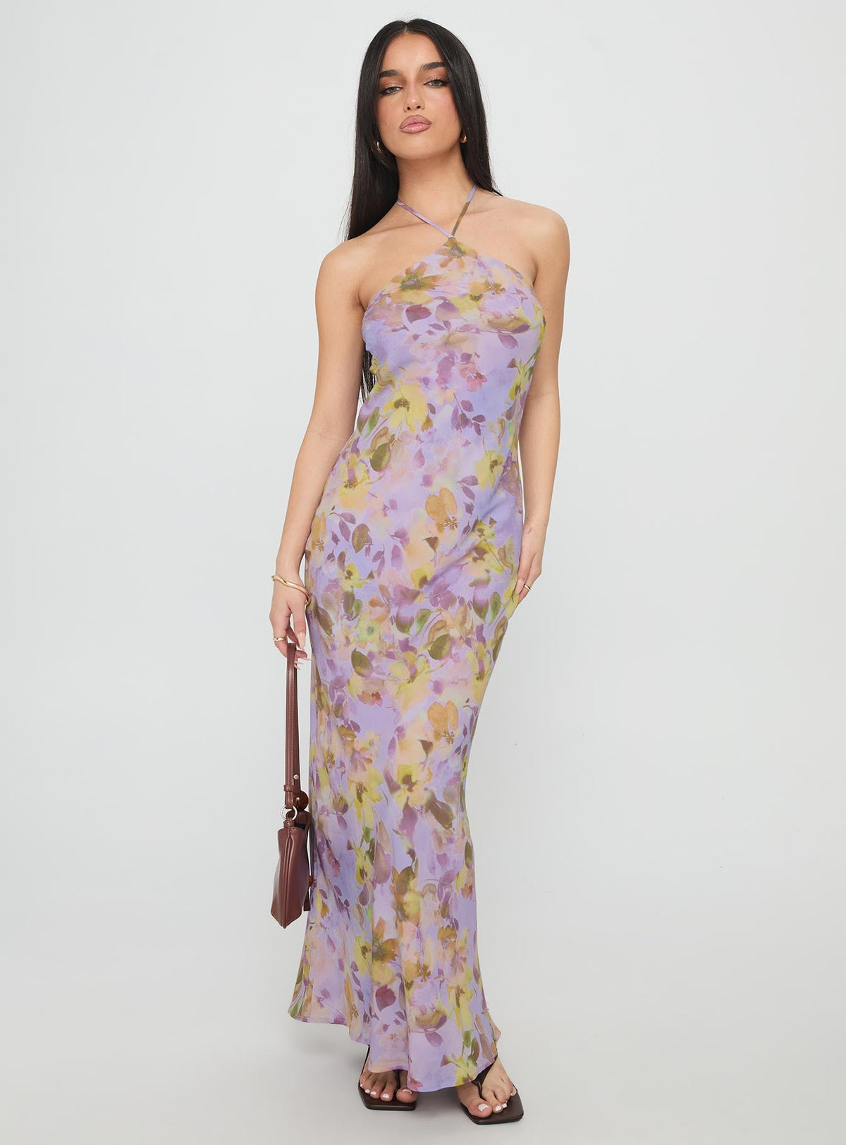 Florabella Halter Maxi Dress Multi