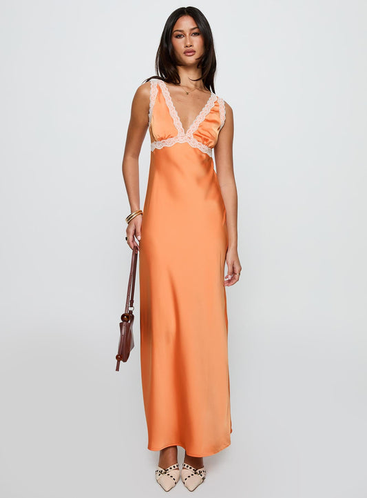 Natassja Maxi Dress Orange