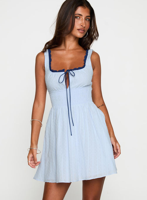 Natilda Mini Dress Blue