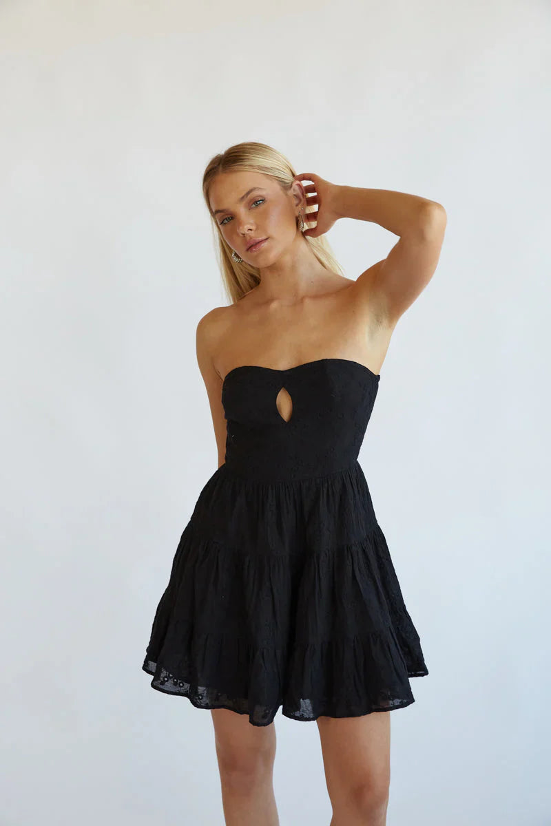 Blythe Embroidered Mini Dress