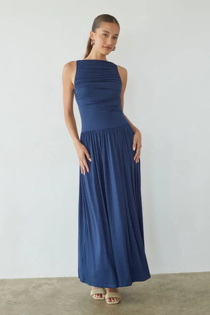 Breana Ruched Maxi Dress