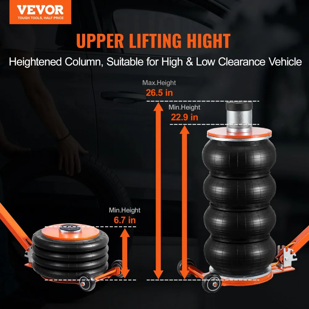 🔧LAST CALL:6-Ton Heavy-Duty Air Jack – Fast Pneumatic Vehicle Lift for Cars, Trucks & SUVs