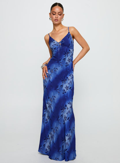 Lauraline Maxi Dress Blue