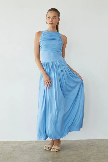 Breana Ruched Maxi Dress