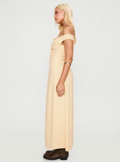 Bryar Maxi Dress Yellow