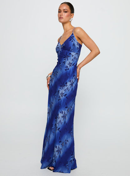 Lauraline Maxi Dress Blue