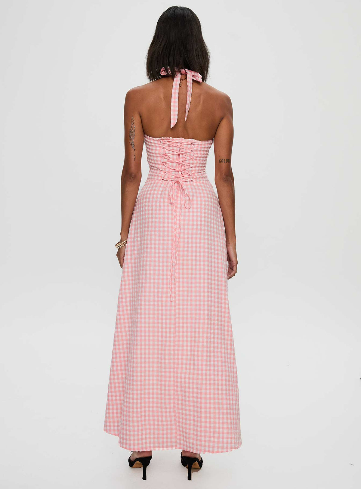 Lucky For You Halter Maxi Dress Multi