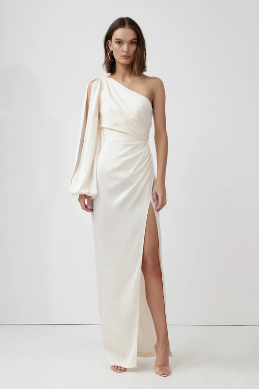 Bloom Dress - Oyster