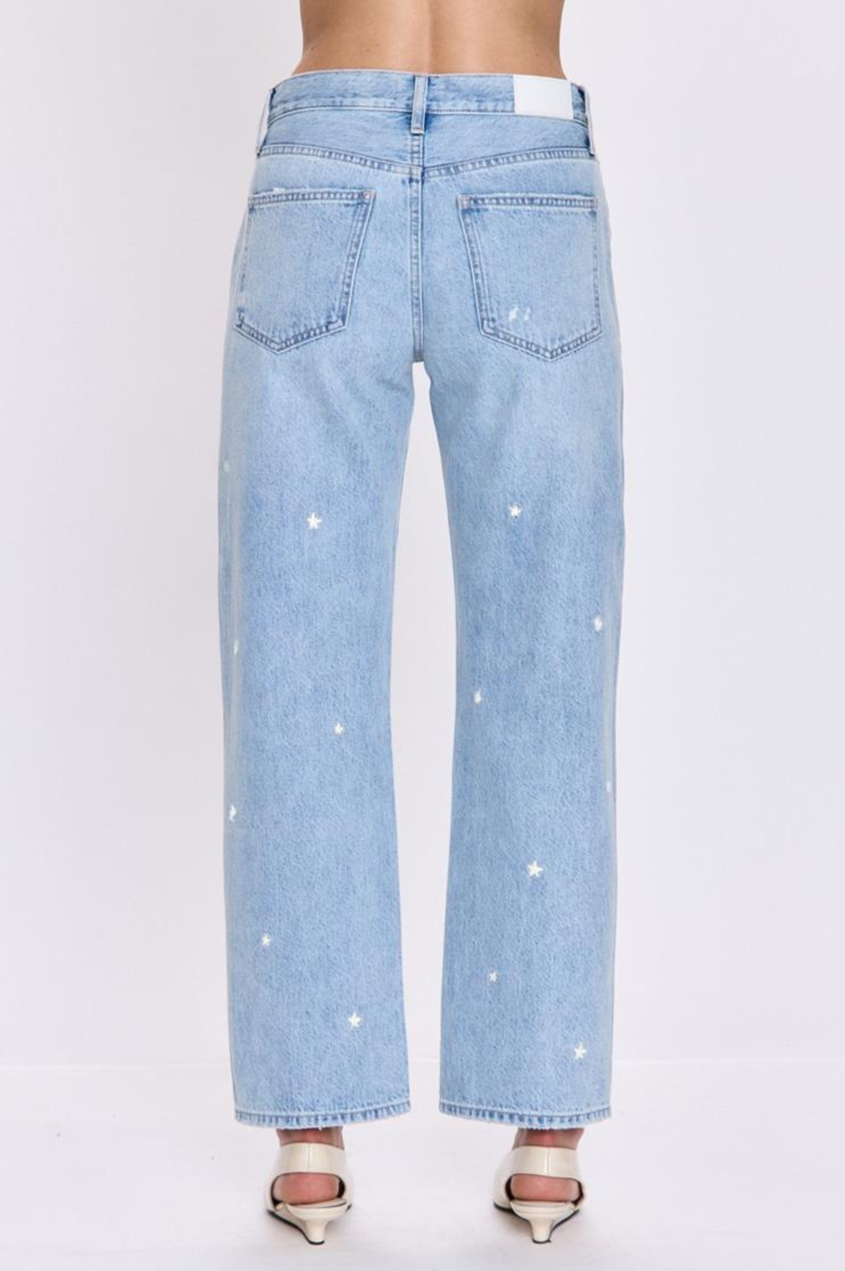 Lexi Mid Rise Bowed Straight Jean - Stellar Vintage