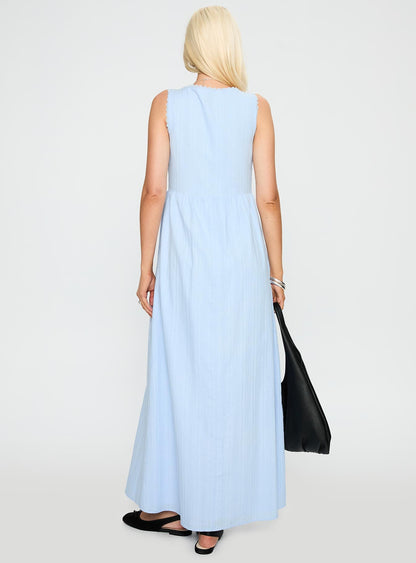 Elyza Maxi Dress Blue