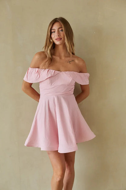 Ava Fit and Flare Mini Dress