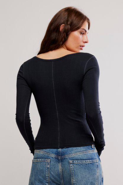 End Game Pointelle Long Sleeve
