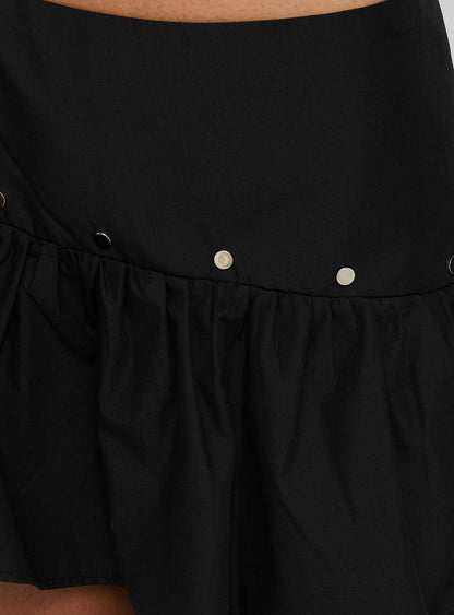 Curtain Call Mini Skirt Black