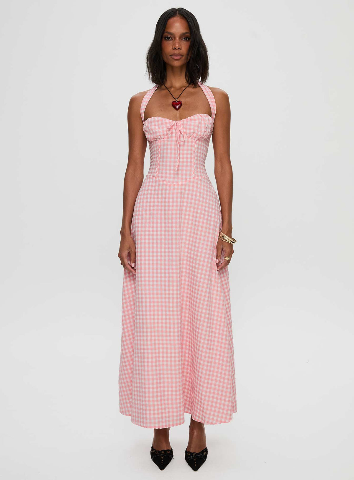 Lucky For You Halter Maxi Dress Multi