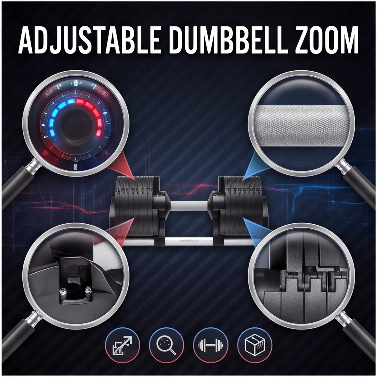 📢LAST CALL: Adjustable Dumbbells – 16 Weight Levels in One Compact Set