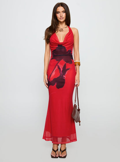 Bittersuite Cowl Maxi Dress Multi