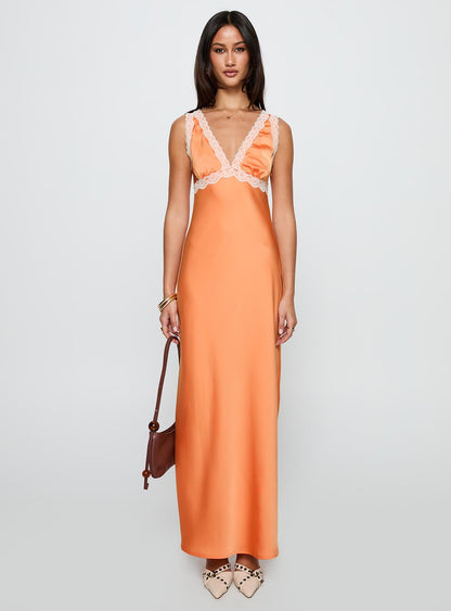 Natassja Maxi Dress Orange