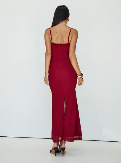 Capisce Maxi Dress Red Petite