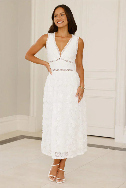 Ballet Era Lace Midi Dress