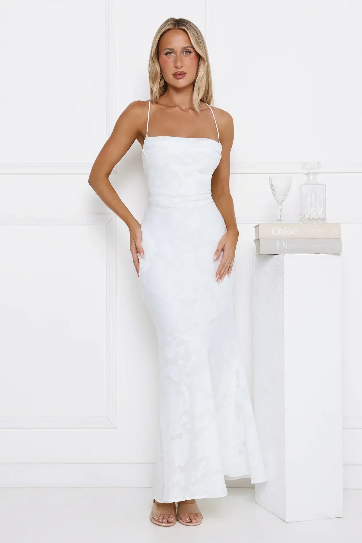 Bridge To Wonderland Maxi Dress White