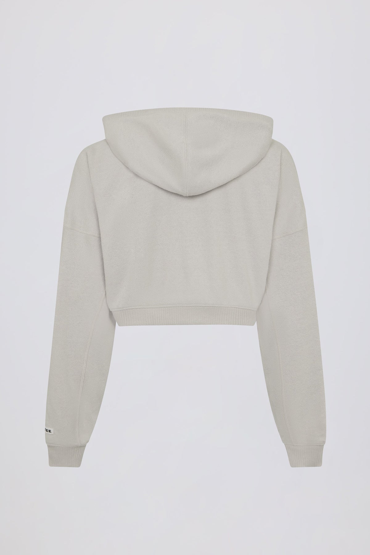 Lightweight Knit V-Neck Oversized Jumper in Light Grey