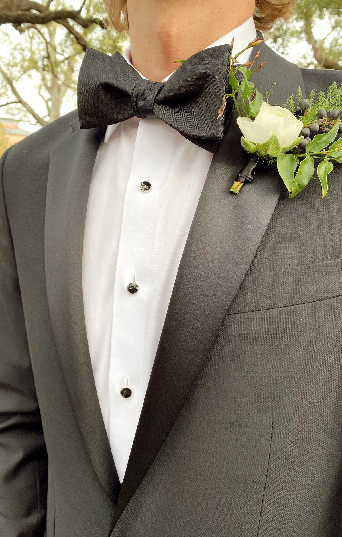 Josh Bow Tie ~ Black Solid