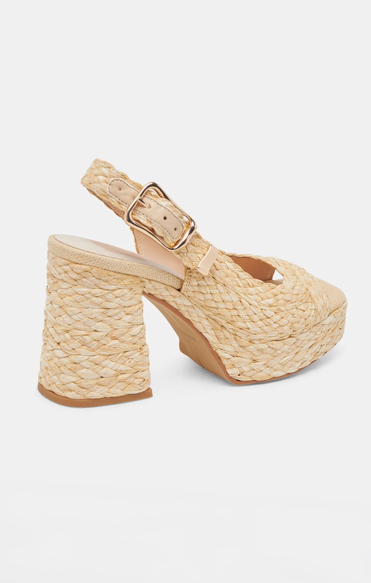 Dolce Vita Flores Platform Heel ~ Light Natural