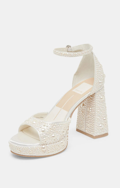 Dolce Vita Pandro Pearl Heel ~ True White