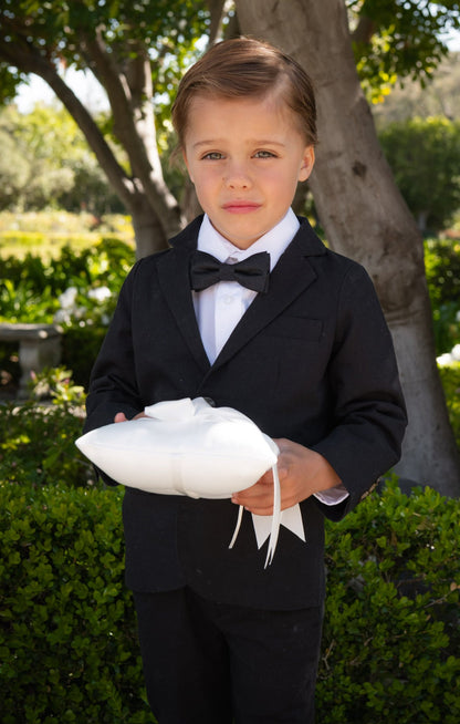 Benjamin Suit Set ~ Black Linen