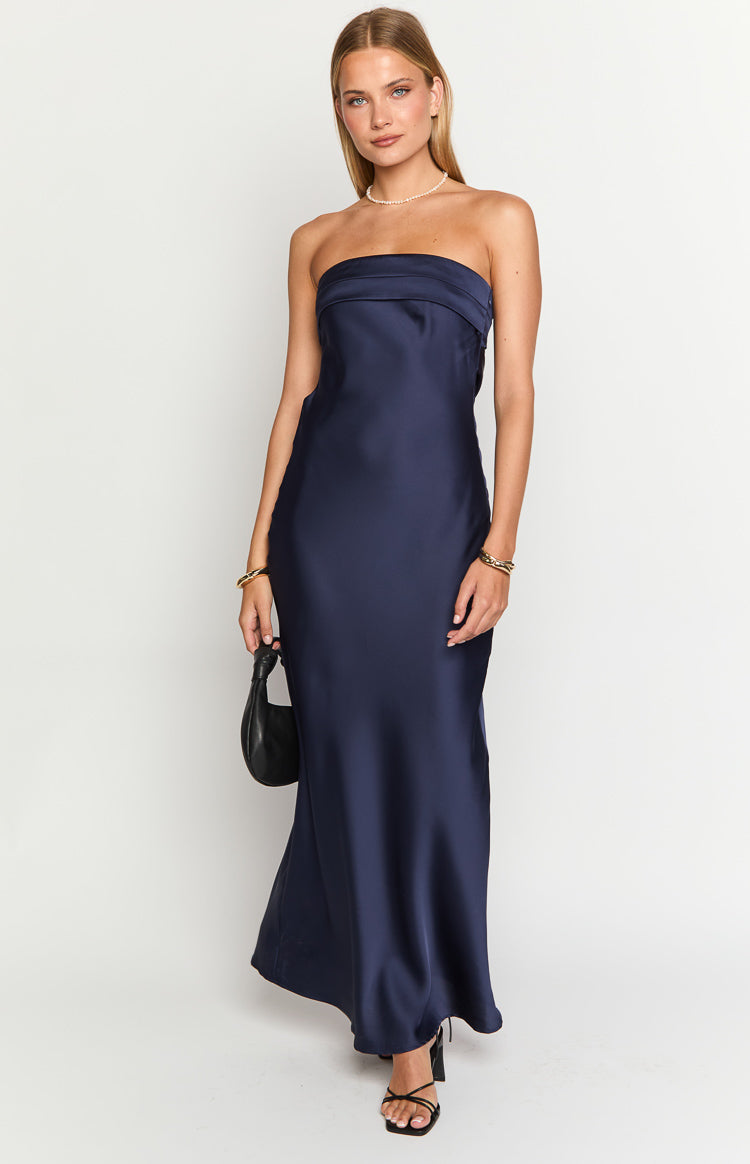 Maiah Navy Maxi Dress