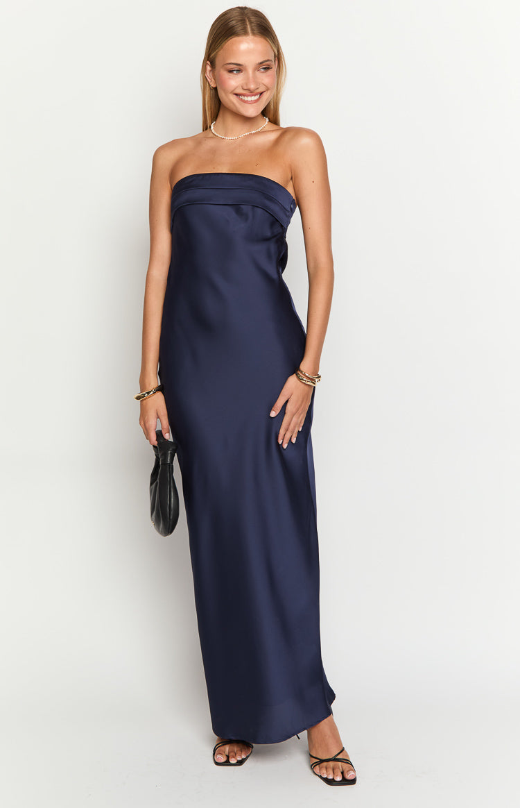 Maiah Navy Maxi Dress