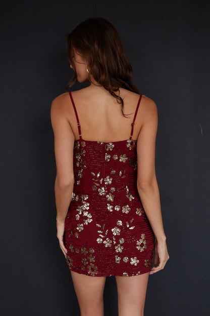 Erica Sequin Mini Dress