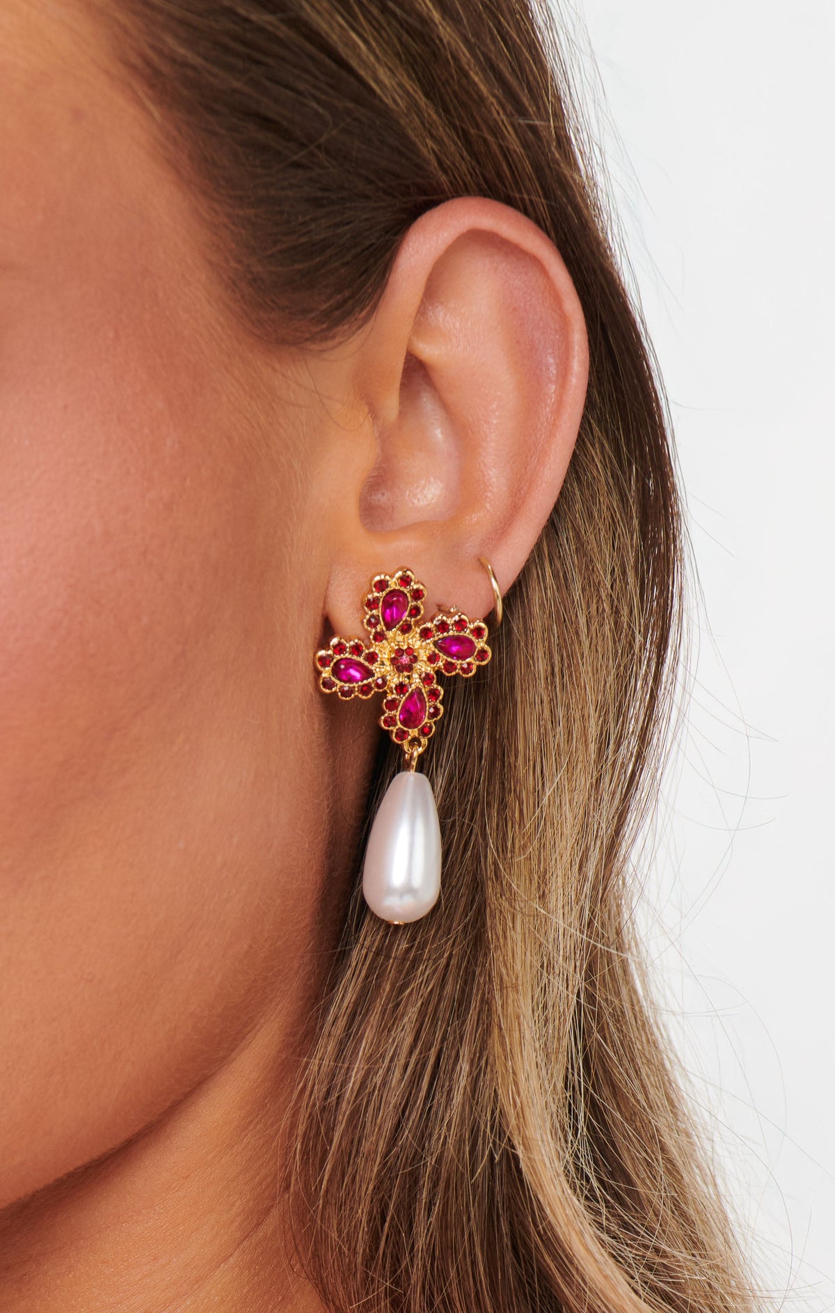 Frasier Sterling Talia Earrings ~ Pink