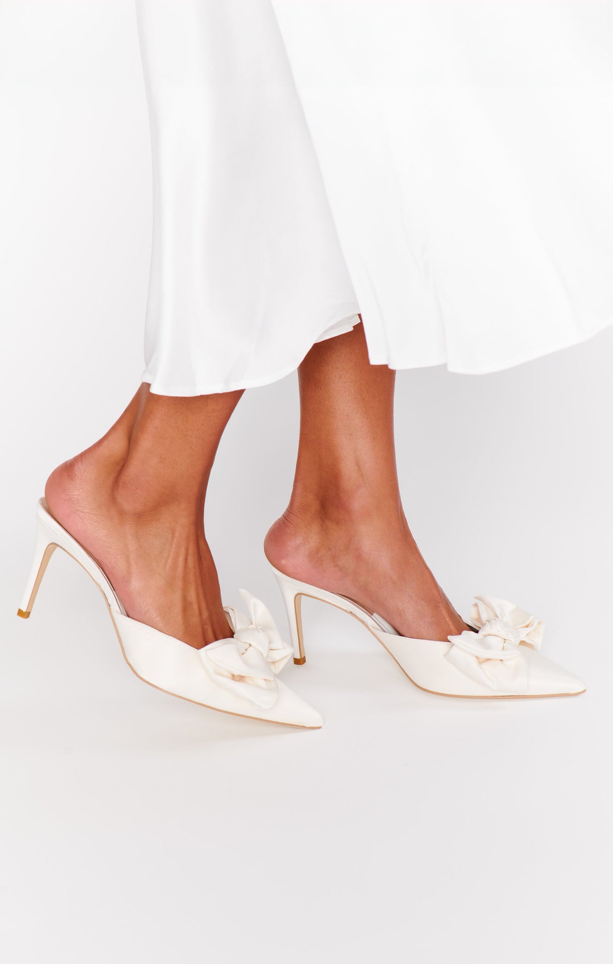 Dolce Vita Kayli Heel ~ White Satin