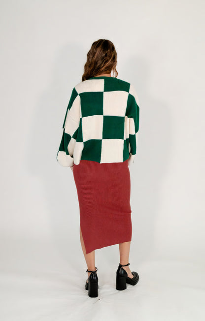 Lexy Ribbed Pencil Skirt