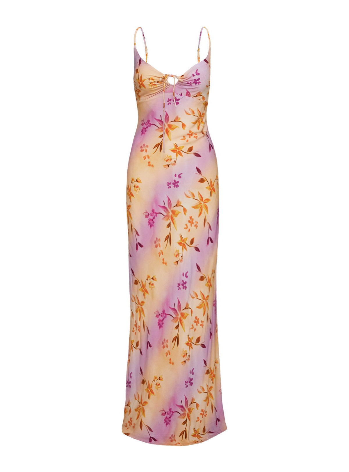 Lauraline Maxi Dress Pink / Floral