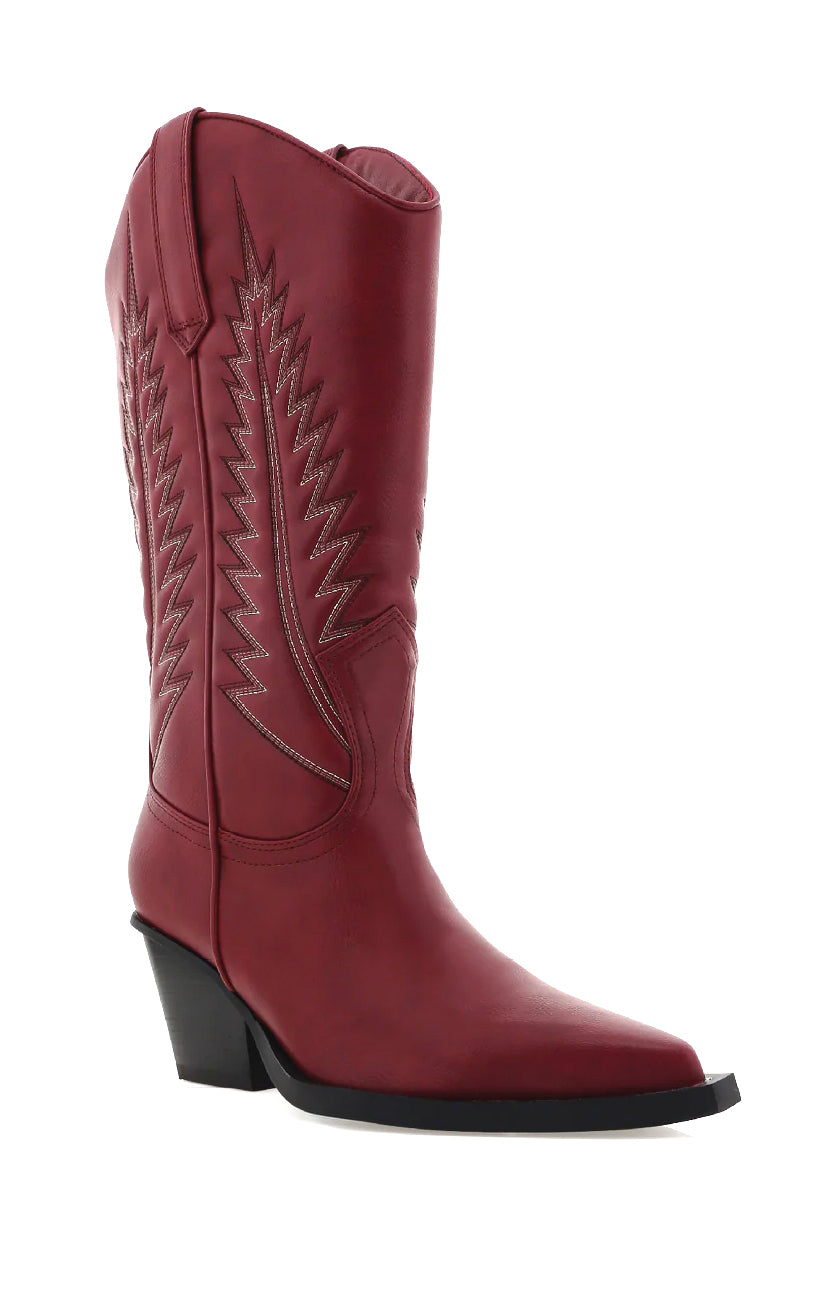 Billini Marmalade Western Boot ~ Garnet