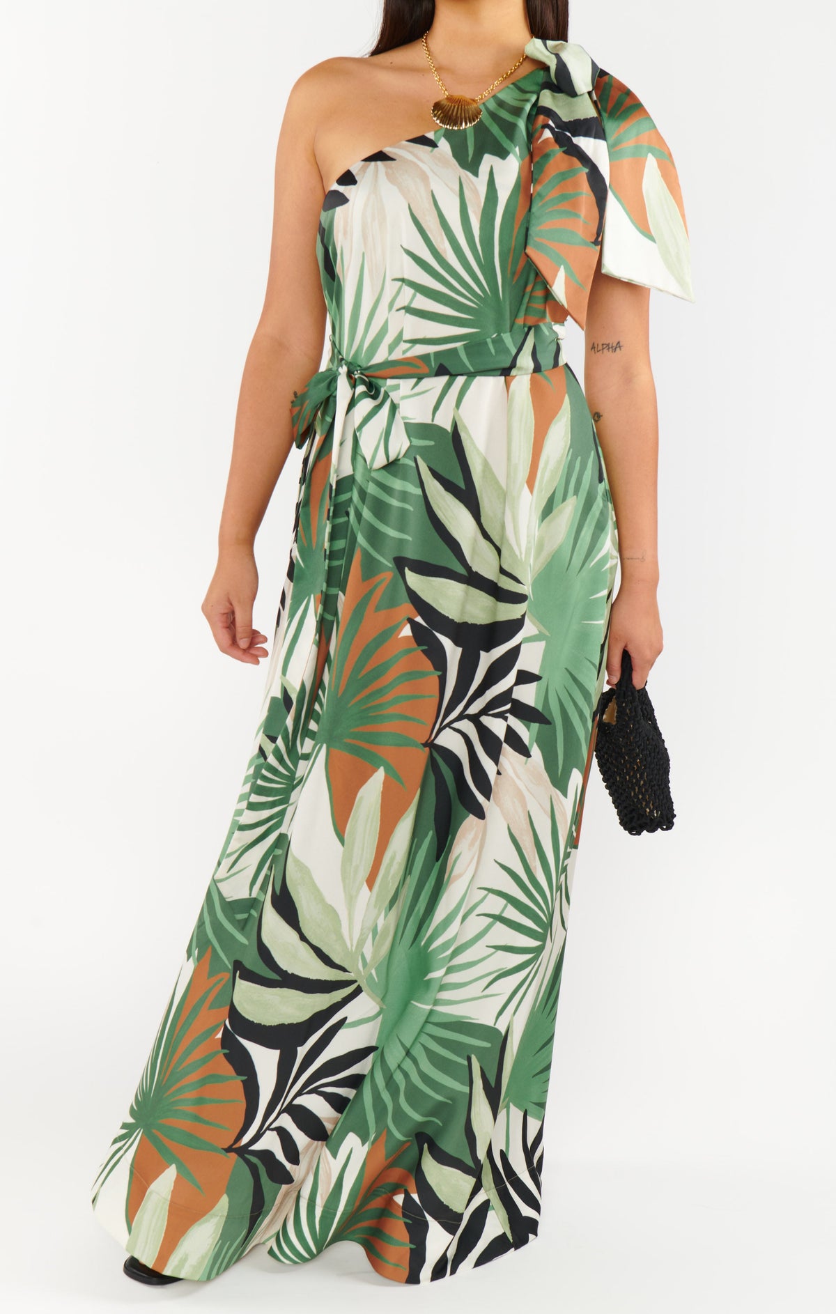 Jackie Maxi Dress ~ Caribbean Palms