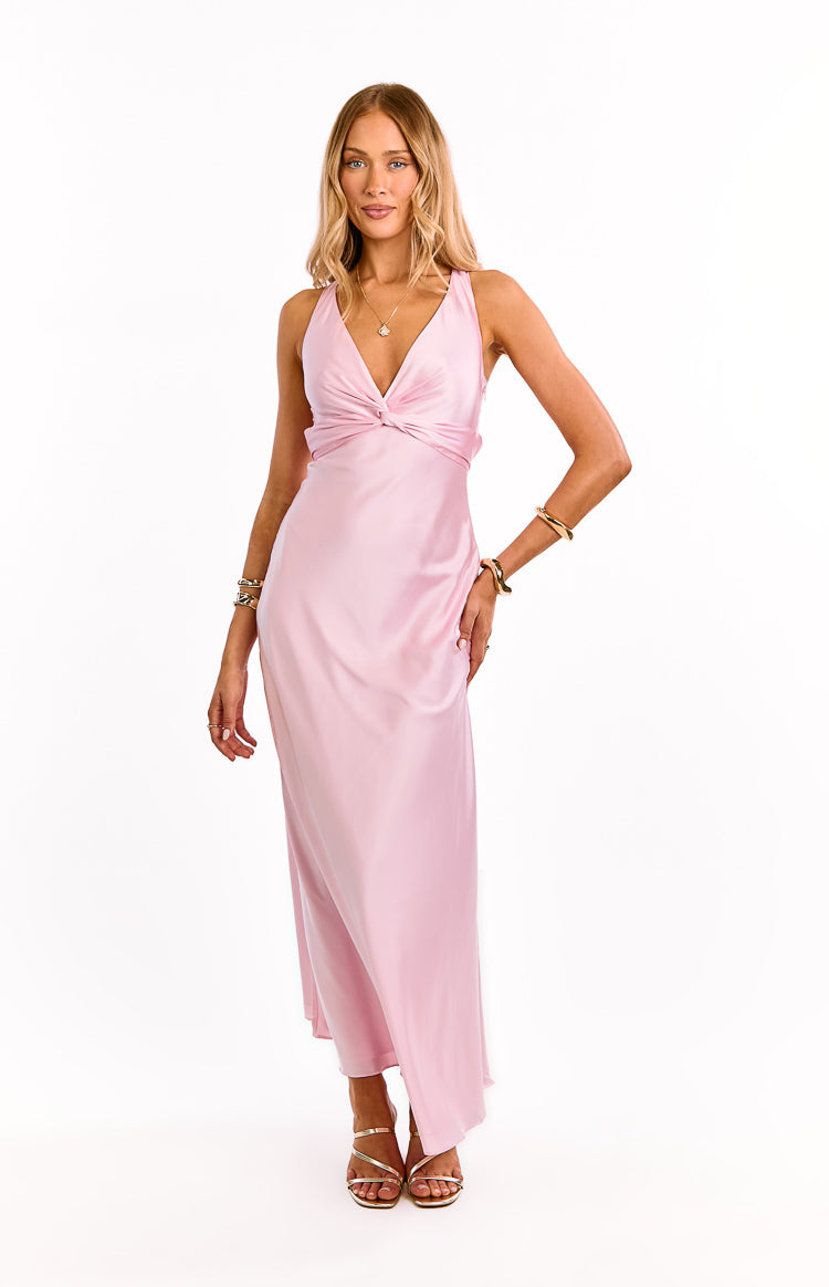 Oden Light Pink Formal Maxi Dress