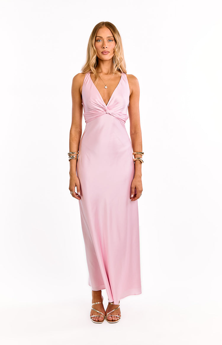 Oden Light Pink Formal Maxi Dress