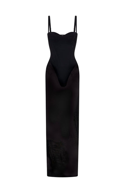 Parisian Night Maxi Dress Black