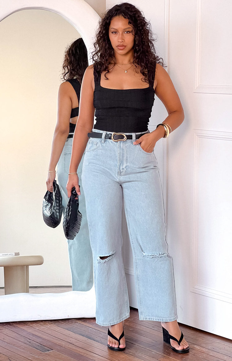 Robin Wide Leg Jeans Blue