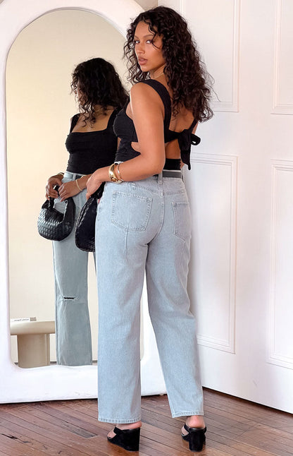 Robin Wide Leg Jeans Blue
