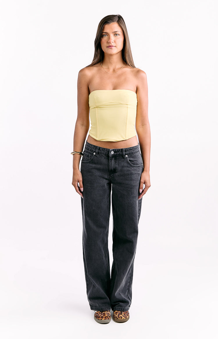 Romeo Yellow Corset Top