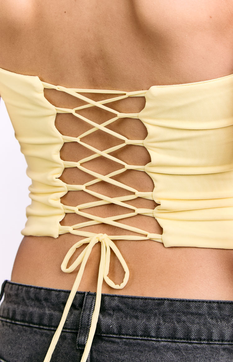 Romeo Yellow Corset Top