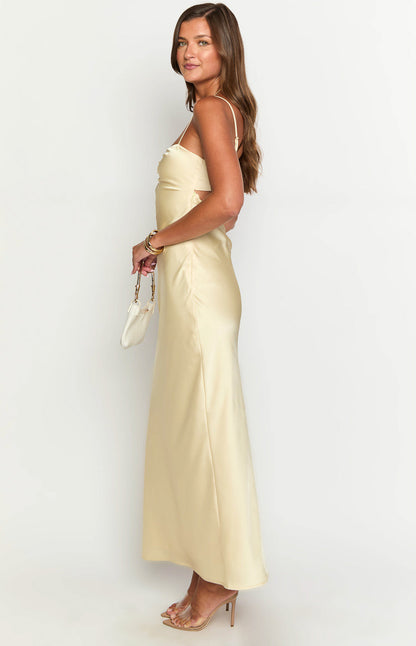 Silvy Yellow Maxi Dress