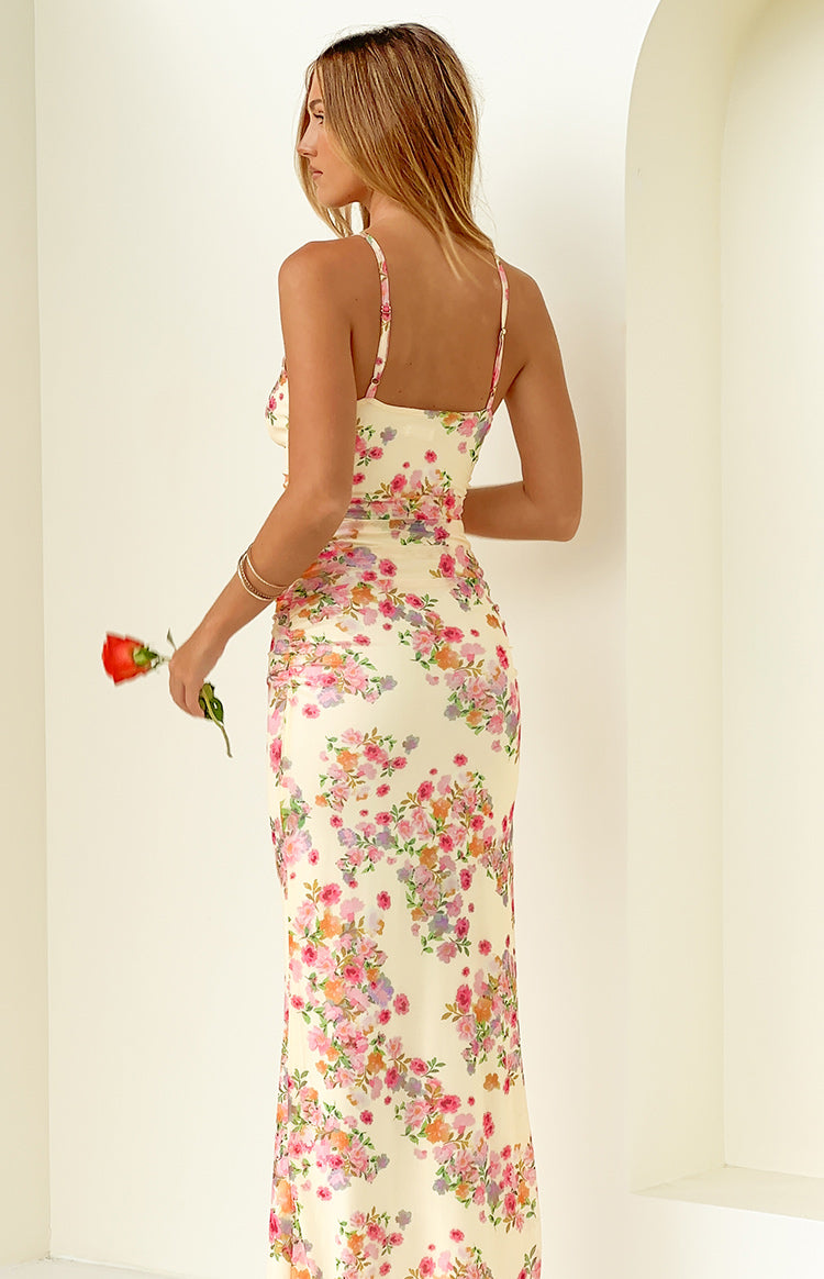 Sintra Yellow Bloom Maxi Dress